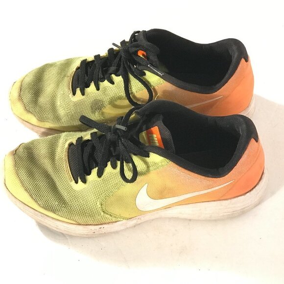 NIKE Sport Green Chartreuse Running Sneakers - Picture 2 of 9